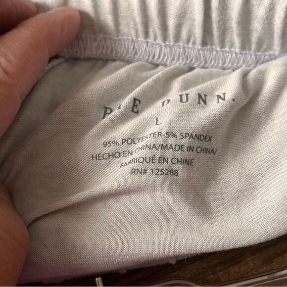 Rae Dunn Good Vibes Gray Short Sleeve Shirt and Shorts Pajama Set Size Large - Picture 7 of 13